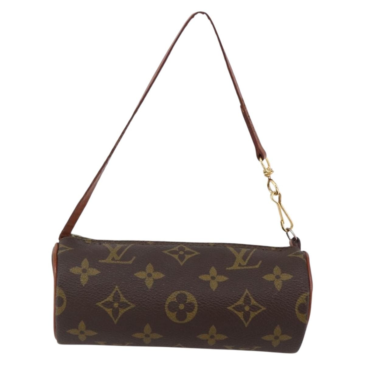 Louis Vuitton Papillon Pochette Monogram Canvas, BROWN, CANVAS, Handbag