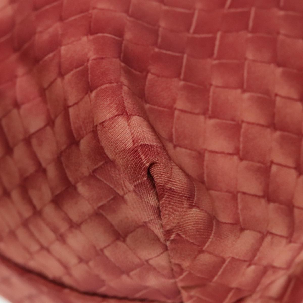 Bottega Veneta Intrecciolusion Tote Printed Nylon, ORANGE, NYLON, Tote bag