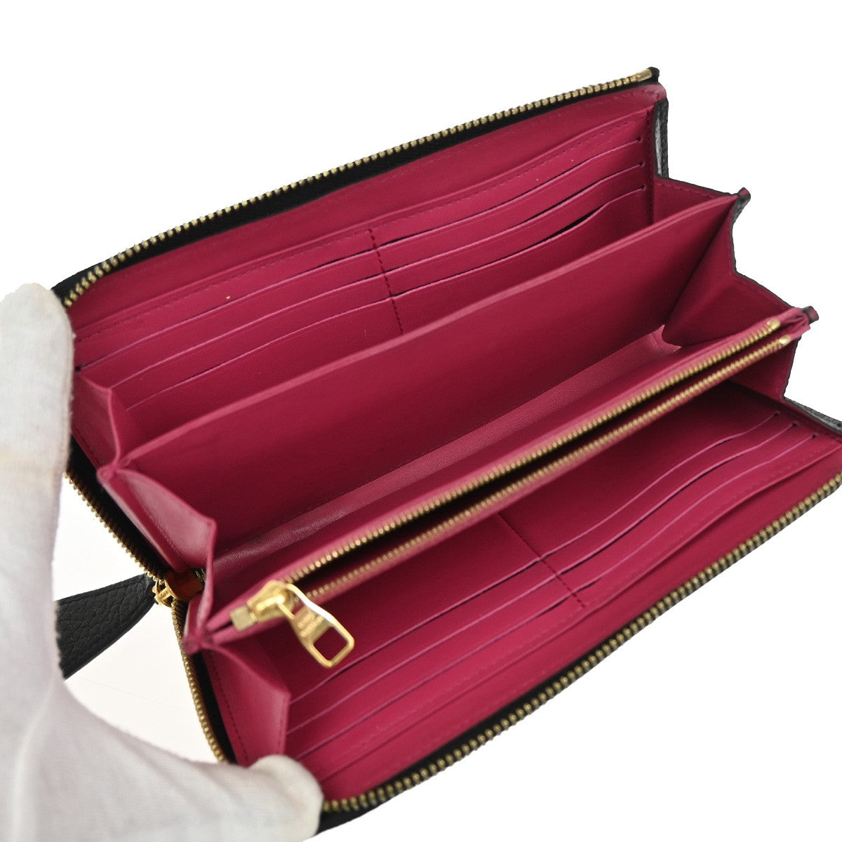 Louis Vuitton Comete Wallet Leather, BLACK, LEATHER, Wallets