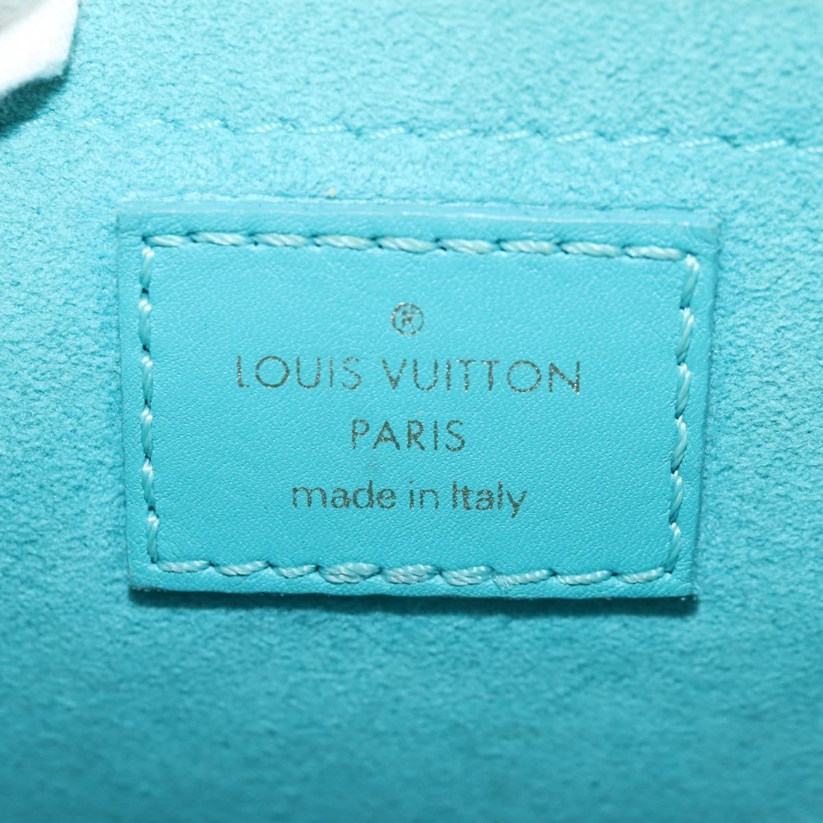 Louis Vuitton New Wave Chain Bag Quilted Leather, Blue, Leather, Shoulder Bag