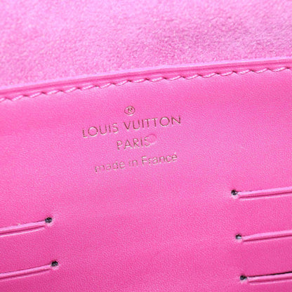Louis Vuitton Courtney Clutch Embossed Leather, PINK, LEATHER, Clutche & pouche