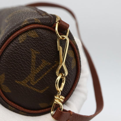 Louis Vuitton Papillon Pochette Monogram Canvas, BROWN, CANVAS, Clutche & pouche