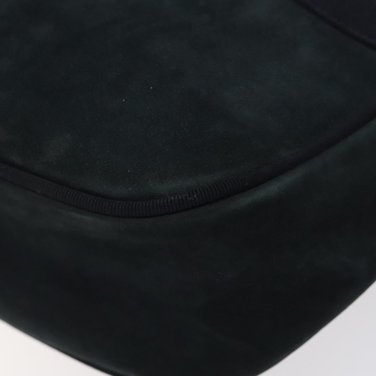 Salvatore Ferragamo Vala Shoulder Bag Suede, NAVY, SUEDE, Shoulder bag