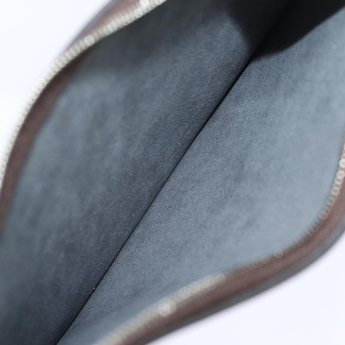 Louis Vuitton Neverfull Pochette Leather, BROWN, LEATHER, Clutche & pouche