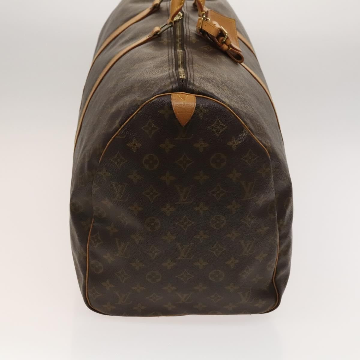 Louis Vuitton Keepall Bag Monogram Canvas, BROWN, CANVAS, Travel bag