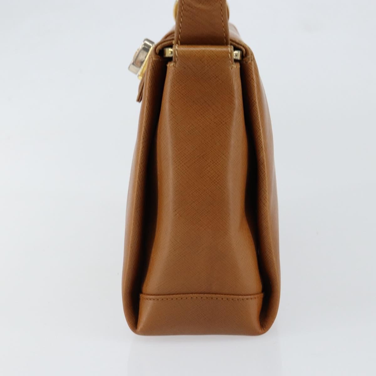 Gucci Vintage Shoulder Bag Leather, BROWN, LEATHER, Shoulder bag