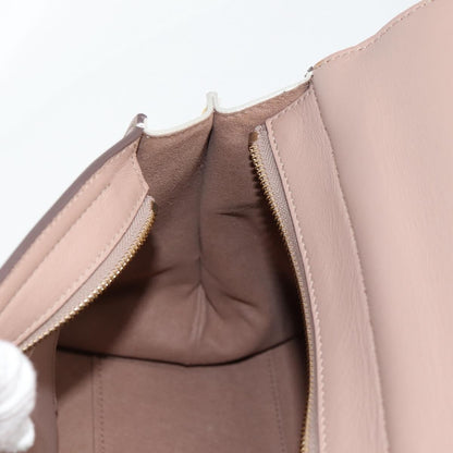 Salvatore Ferragamo Sofia Satchel Leather, PINK, LEATHER, Handbag