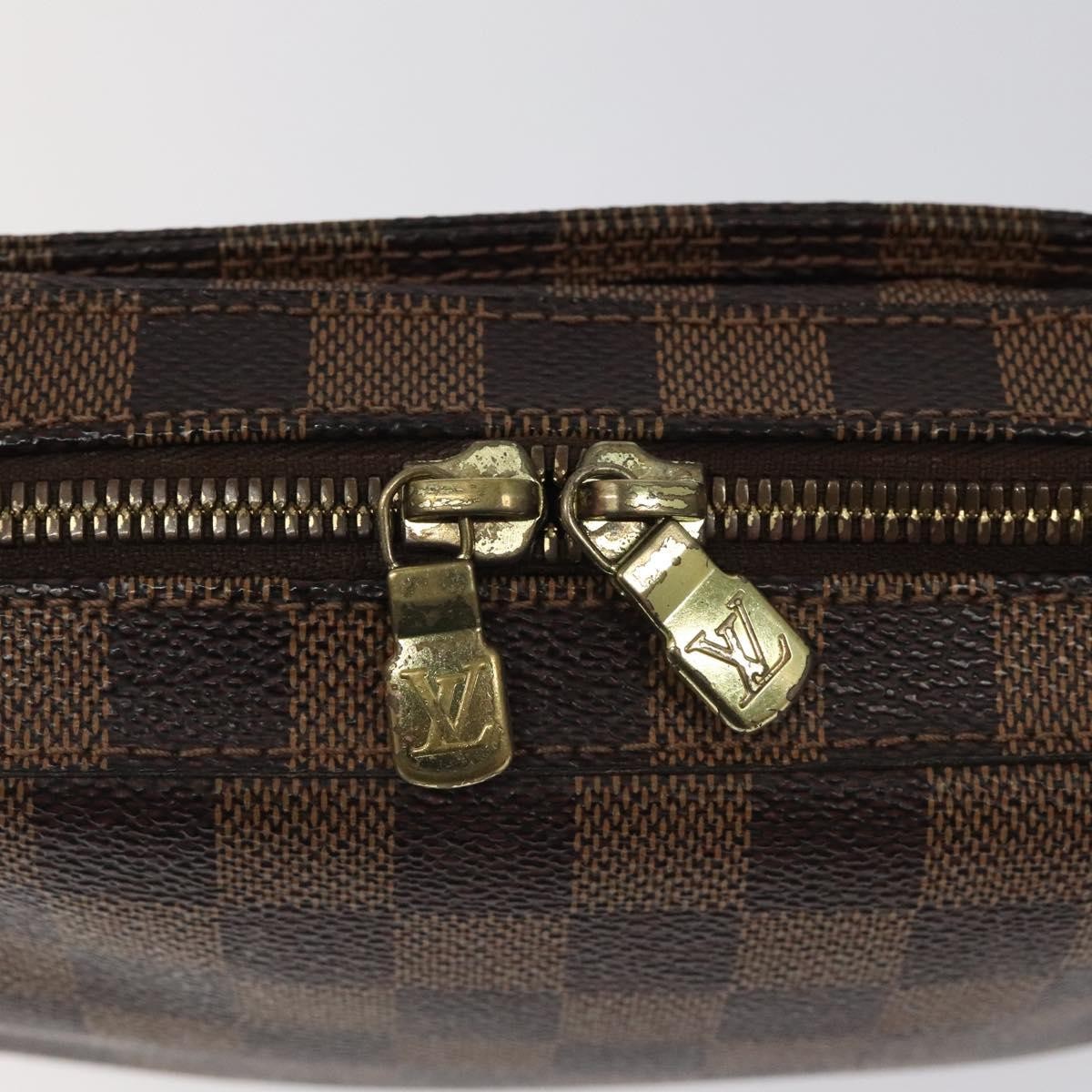 Louis Vuitton Geronimos Waist Bag Damier, BROWN, CANVAS, Shoulder bag