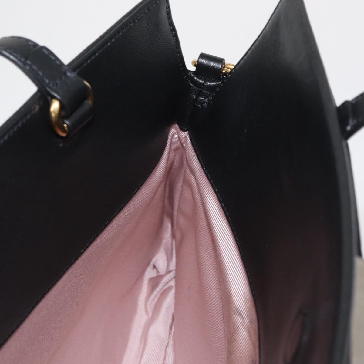 Gucci Linea Matisse Interlocking G Top Handle Tote Leather, BLACK, LEATHER, Shoulder bag