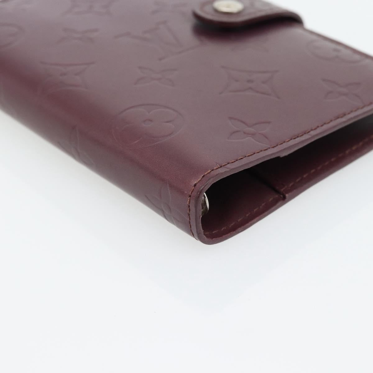 Louis Vuitton Agenda Cover Monogram Canvas, Purple, Canvas, Clutch