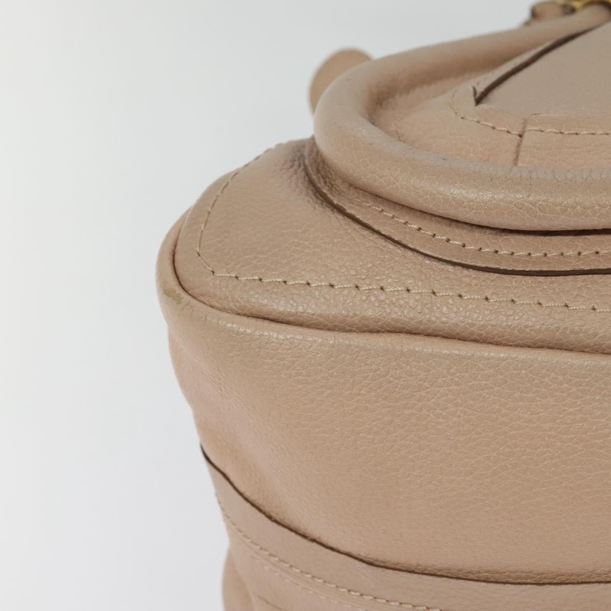 Chloe Paraty Handbag Quilted Leather, BEIGE, LEATHER, Handbag