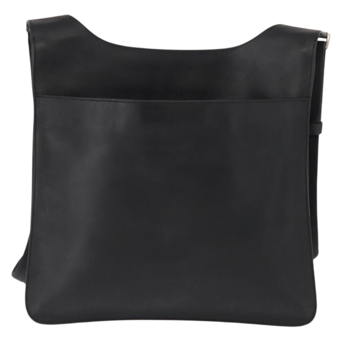 Prada Zip Messenger Bag Saffiano Leather, BLACK, LEATHER, Shoulder bag
