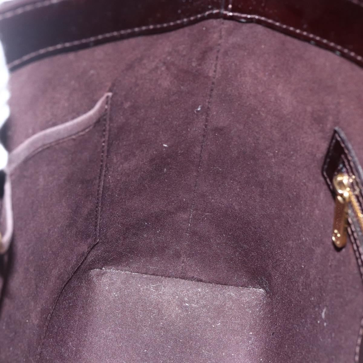 Louis Vuitton Avalon Handbag Monogram Vernis, PURPLE, PATENT_LEATHER, Tote bag