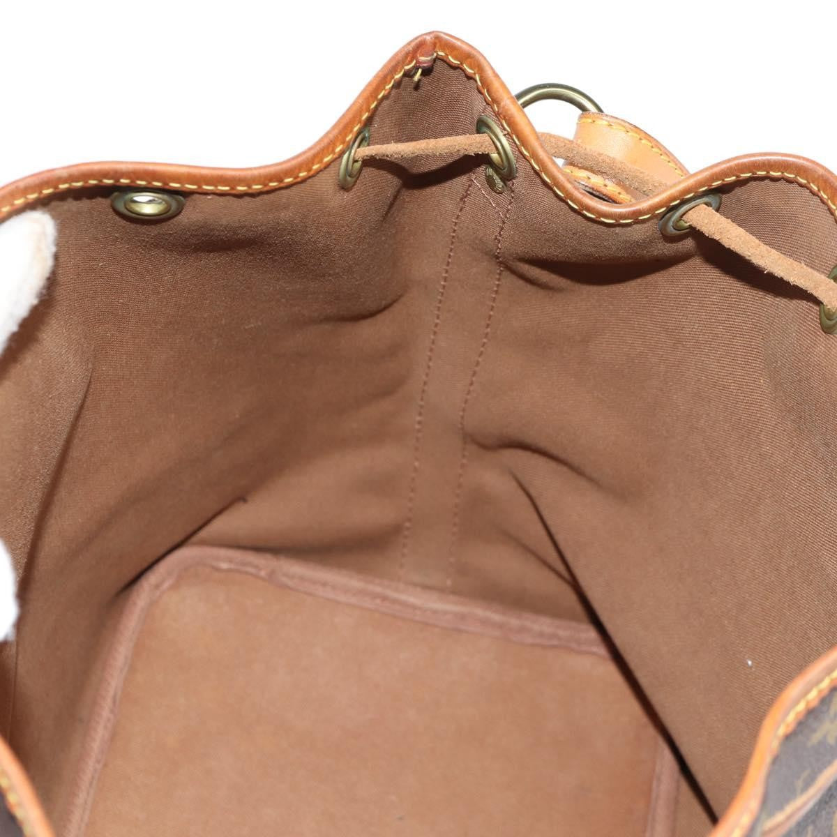 Louis Vuitton Petit Noe Handbag Monogram Canvas, BROWN, CANVAS, Handbag