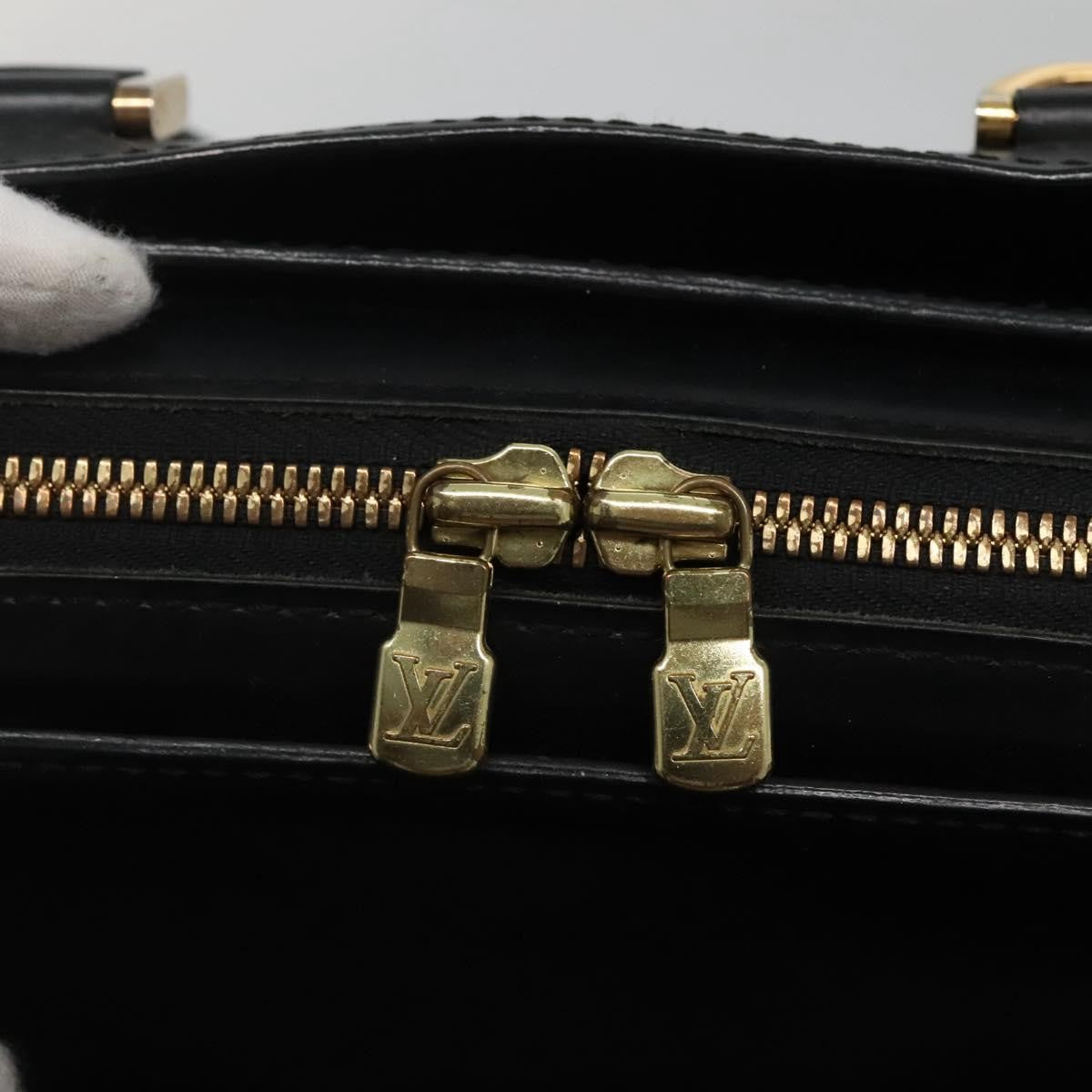 Louis Vuitton Pont Neuf Handbag Epi Leather, BLACK, LEATHER, Handbag