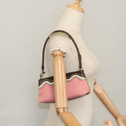 Bottega Veneta Vintage Shoulder Bag Canvas, PINK, CANVAS, Shoulder bag