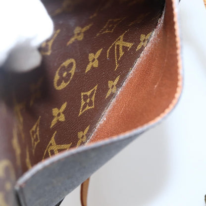 Louis Vuitton Saint Cloud Handbag Monogram Canvas, BROWN, CANVAS, Shoulder bag