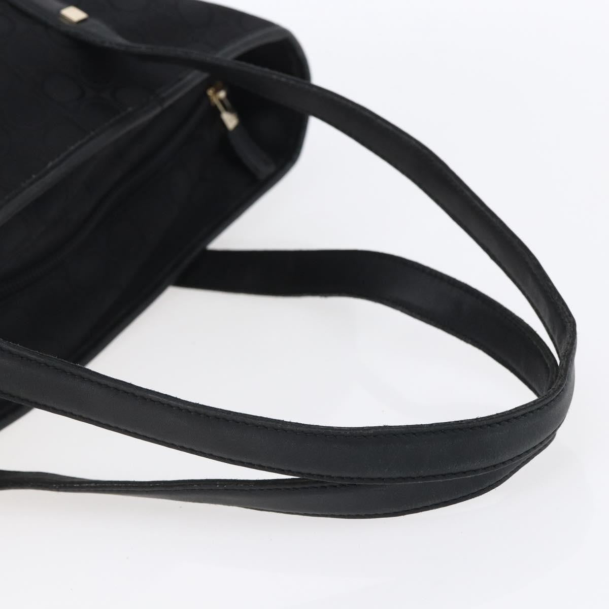 Salvatore Ferragamo Gancini Tote Gancini Canvas, BLACK, CANVAS, Tote bag