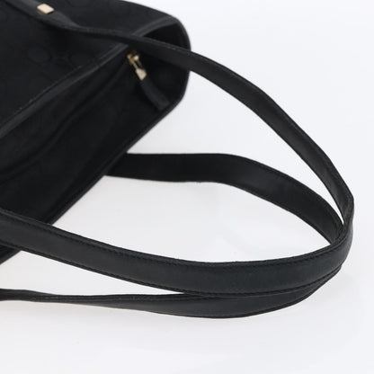 Salvatore Ferragamo Gancini Tote Gancini Canvas, BLACK, CANVAS, Tote bag