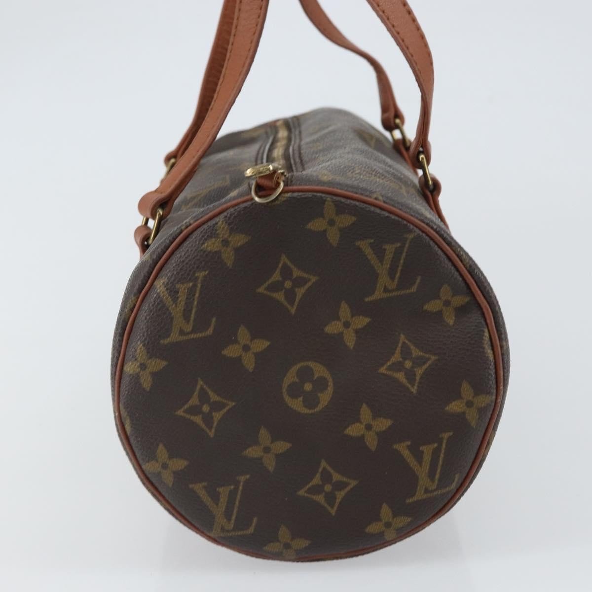 Louis Vuitton Papillon Handbag Monogram Canvas, BROWN, CANVAS, Handbag