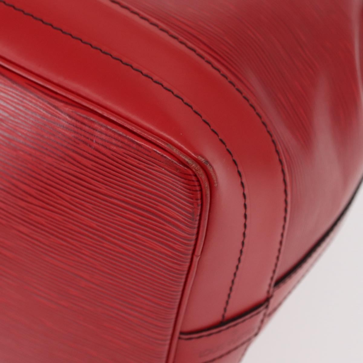 Louis Vuitton Petit Noe NM Handbag Epi Leather, RED, LEATHER, Shoulder bag