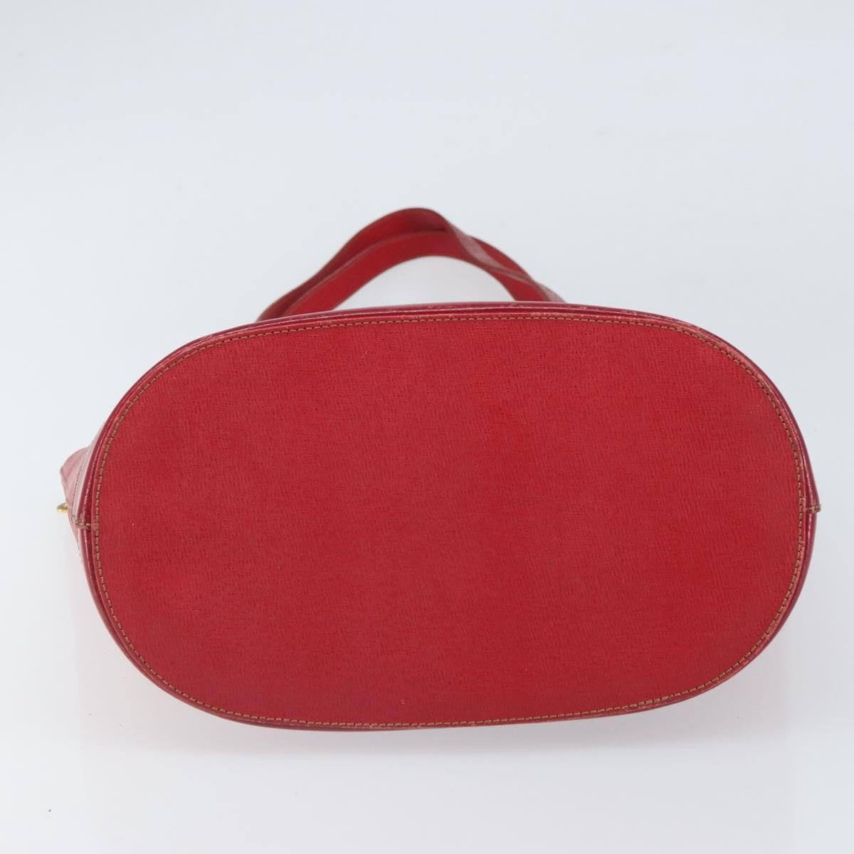Burberry Vintage tote bag Leather, RED, LEATHER, Tote bag