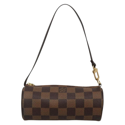 Louis Vuitton Papillon Pochette Damier, BROWN, CANVAS, Handbag