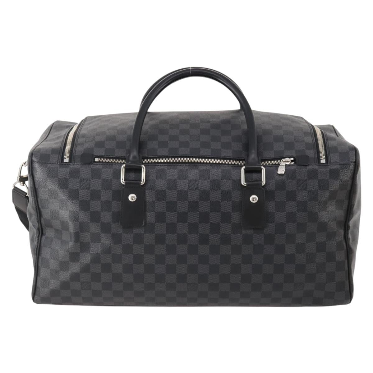 Louis Vuitton Roadster Duffle Bag Damier Graphite, Gray, Canvas, Travel Bag