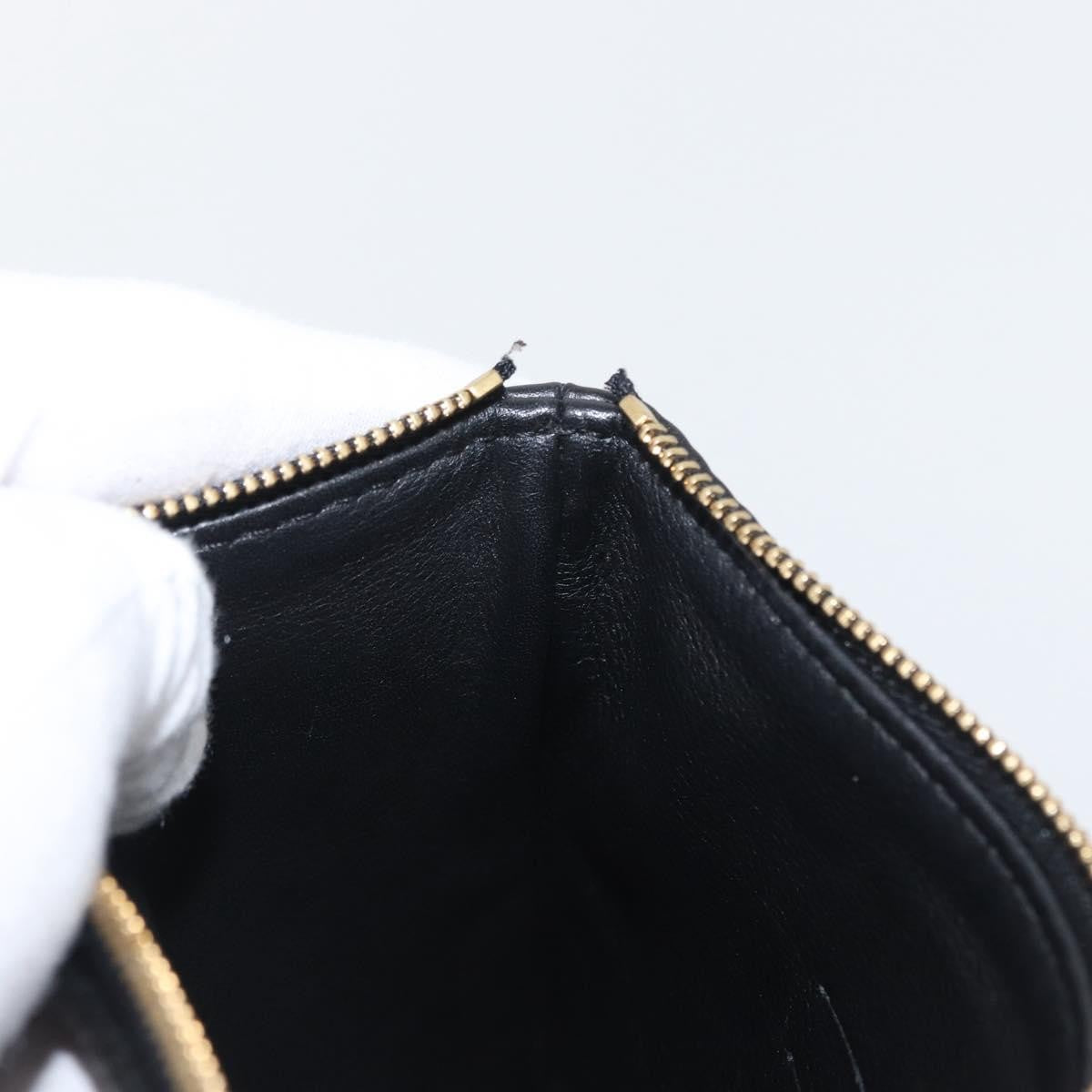Louis Vuitton Selene Pochette Mahina Leather, Black, Leather, Clutch