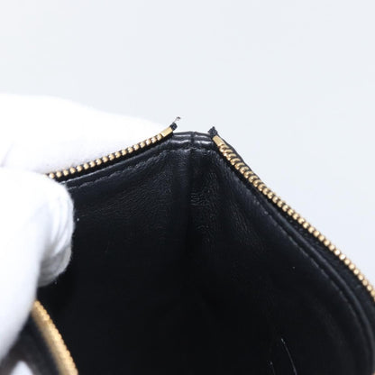 Louis Vuitton Selene Pochette Mahina Leather, Black, Leather, Clutch