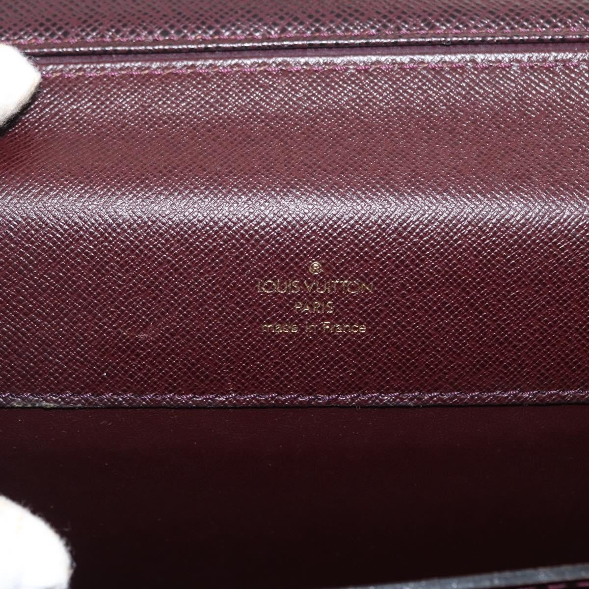 Louis Vuitton Pilot Briefcase Taiga Leather, BROWN, LEATHER, Briefcase