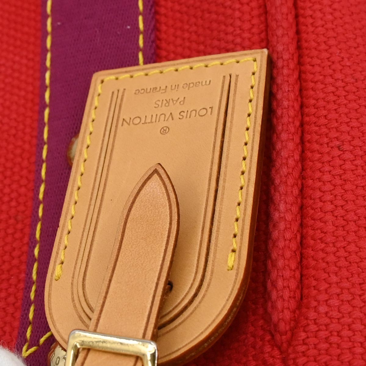 Louis Vuitton Antigua Tote Canvas, Red, Canvas, Tote Bag