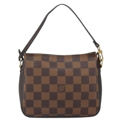 Louis Vuitton Trousse Make Up Bag Damier Canvas, Brown, Canvas, Clutch