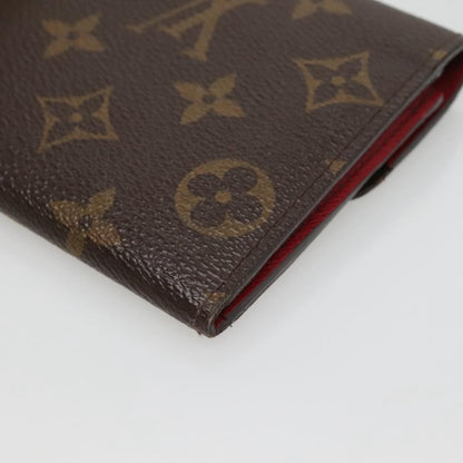 Louis Vuitton Emilie Wallet Monogram Canvas, Red, Canvas, Wallet