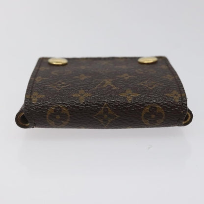 Louis Vuitton CASE JEWELRY BOX Canvas, BROWN, CANVAS, Wallets