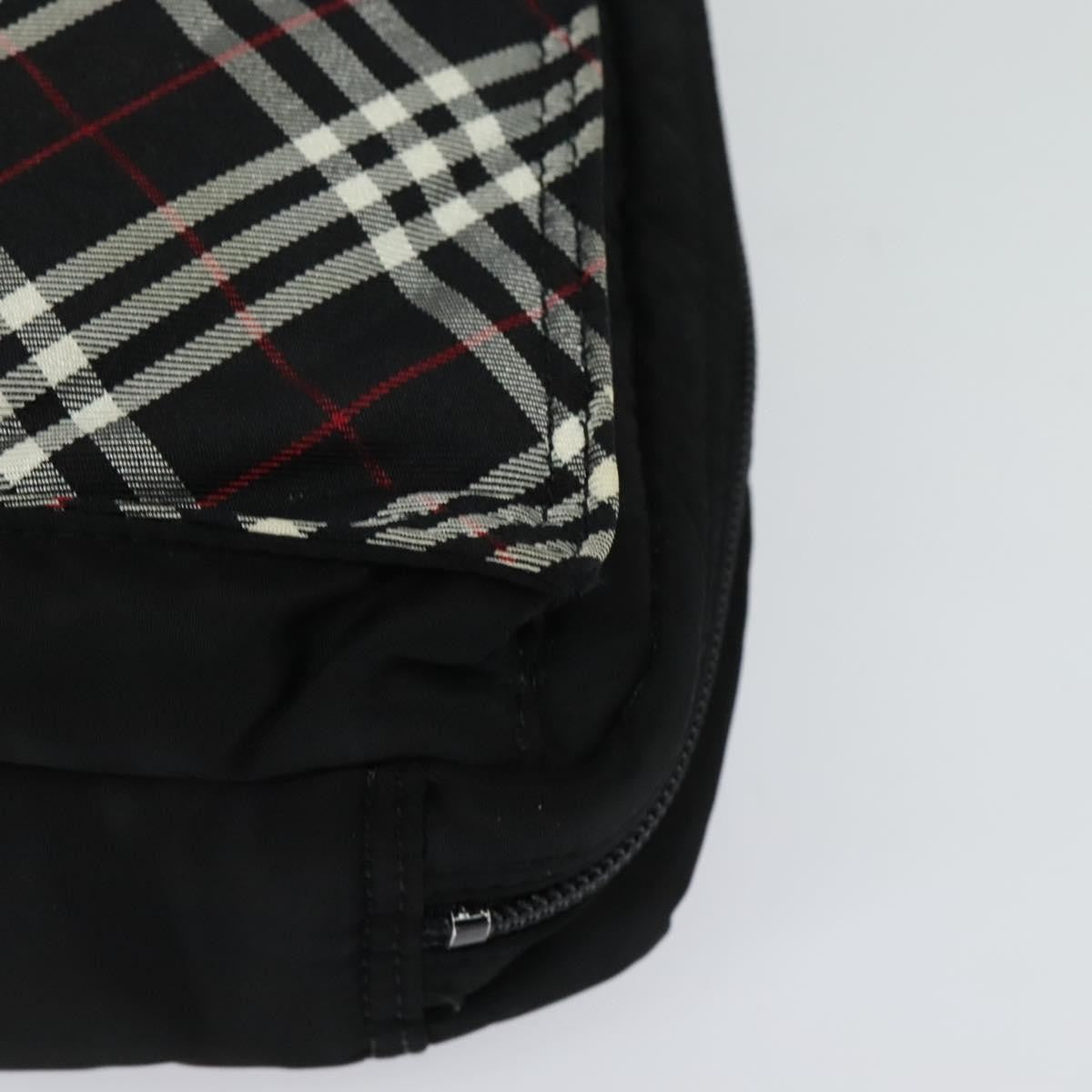Burberry Nova check Black Label Nylon, Black, Nylon, Shoulder Bag