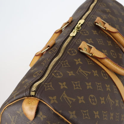 Louis Vuitton Keepall Bag Monogram Canvas, BROWN, CANVAS, Travel bag