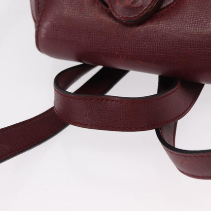 cartier Happy birthday backpack Leather, BURGUNDY, LEATHER, Backpack