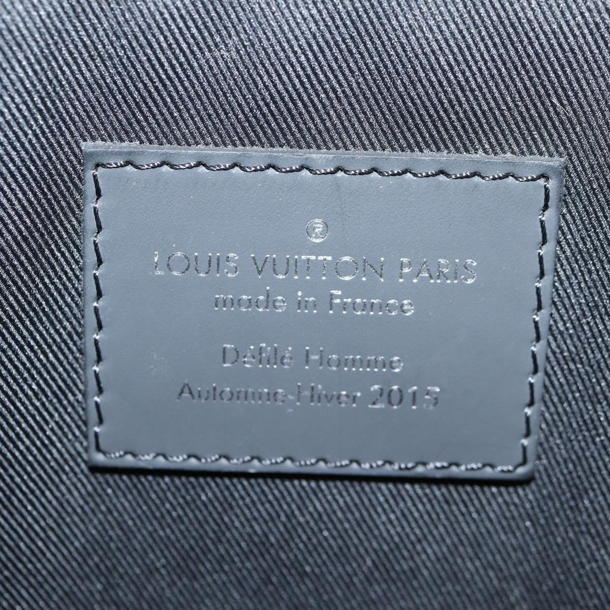 Louis Vuitton Pochette Voyage Limited Edition Nemeth Damier Graphite, Black, Canvas, Clutch