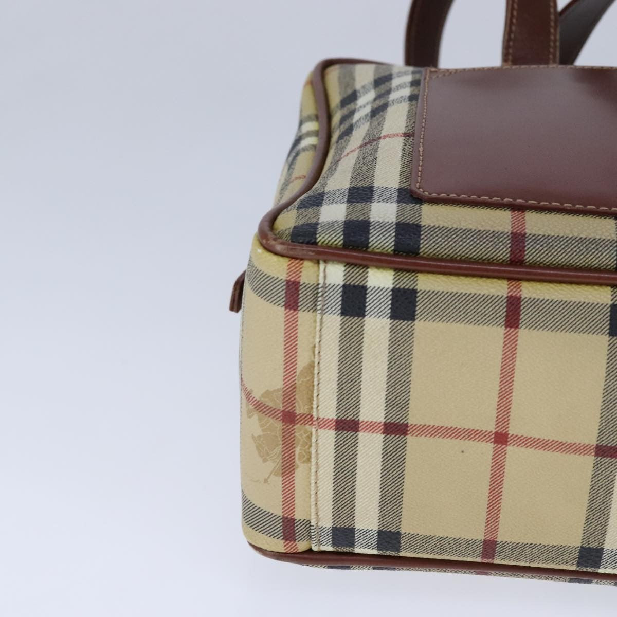 Burberry Regent Tote Haymarket Coated Canvas, BEIGE, PVC, Handbag