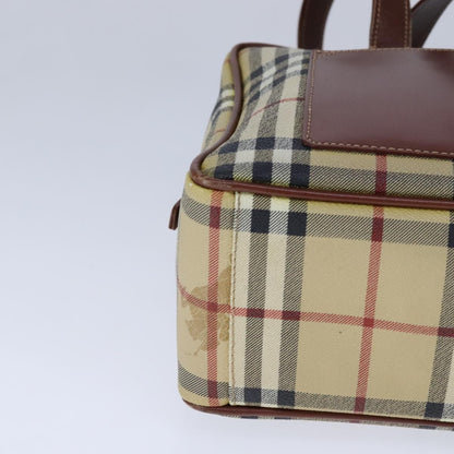 Burberry Regent Tote Haymarket Coated Canvas, BEIGE, PVC, Handbag