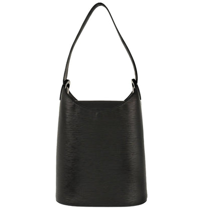Louis Vuitton Verseau Handbag Epi Leather, BLACK, LEATHER, Shoulder bag