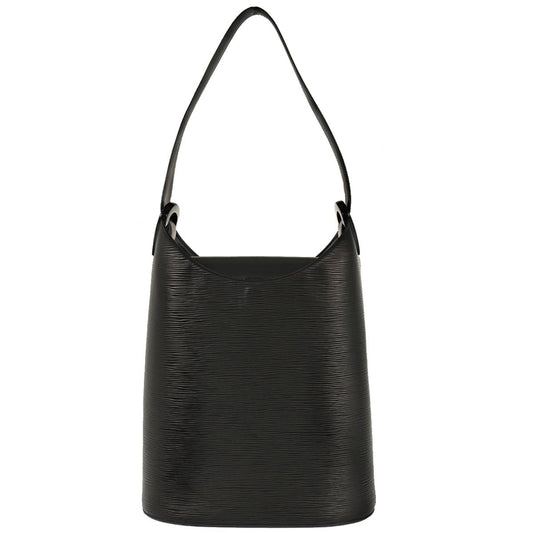 Louis Vuitton Verseau Handbag Epi Leather, BLACK, LEATHER, Shoulder bag