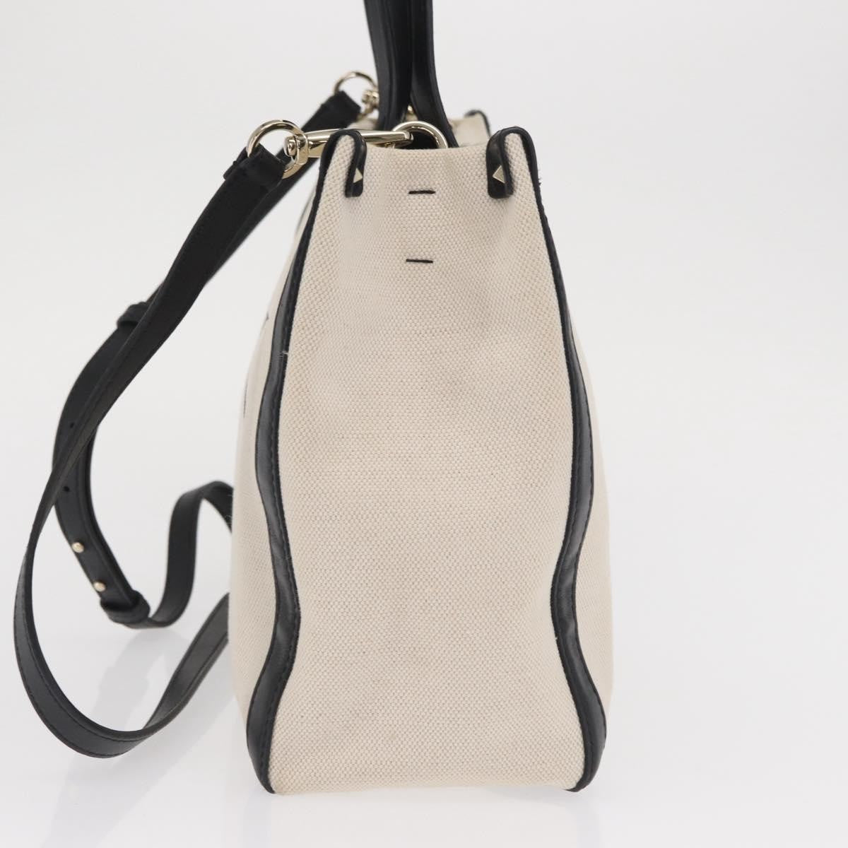 Valentino Garavani Grande Plage VLTN Tote Canvas, BEIGE, CANVAS, Tote bag