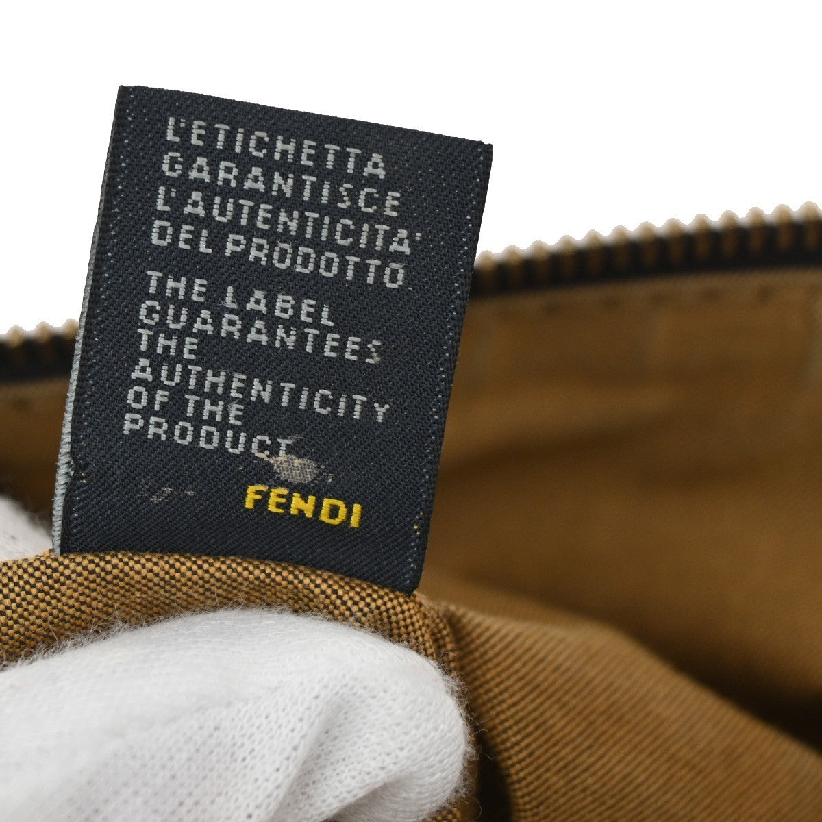 Fendi Chef Zip Crossbody Bag Zucca Canvas, BROWN, CANVAS, Shoulder bag