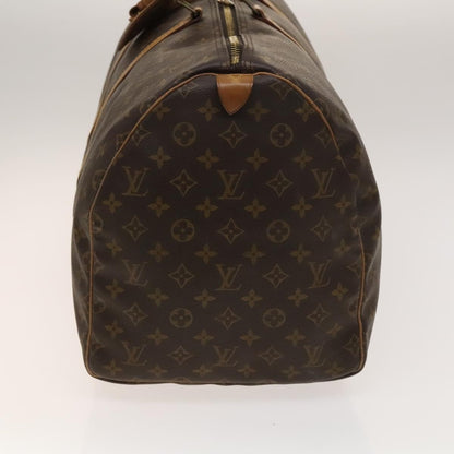 Louis Vuitton Keepall Bag Monogram Canvas, BROWN, CANVAS, Travel bag