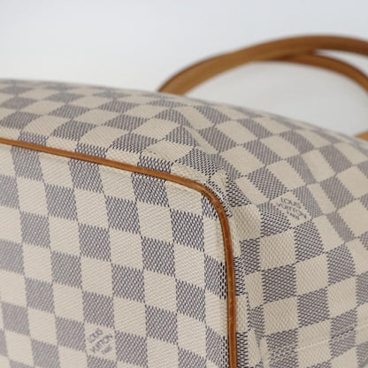 Louis Vuitton Saleya Handbag Damier, WHITE, CANVAS, Tote bag