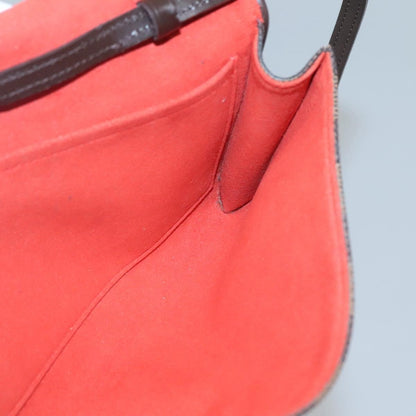 Louis Vuitton Twin Handbag Damier, BROWN, CANVAS, Handbag