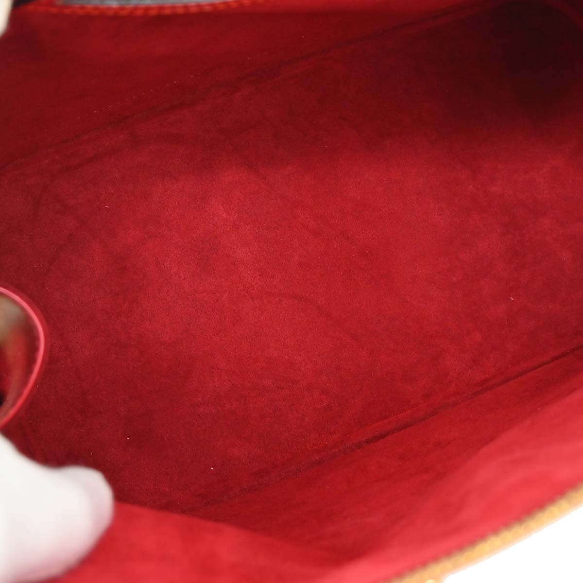 Louis Vuitton Alma Handbag Epi Leather, Red, Leather, Handbag