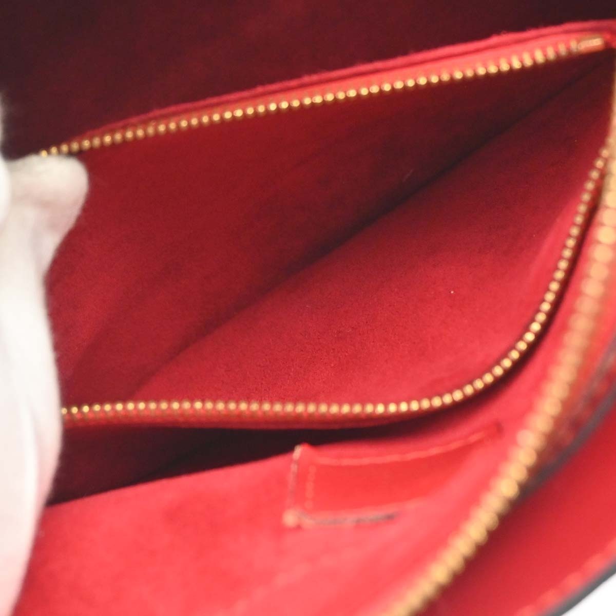 Louis Vuitton Pont Neuf Handbag Epi Leather, Red, Leather, Handbag